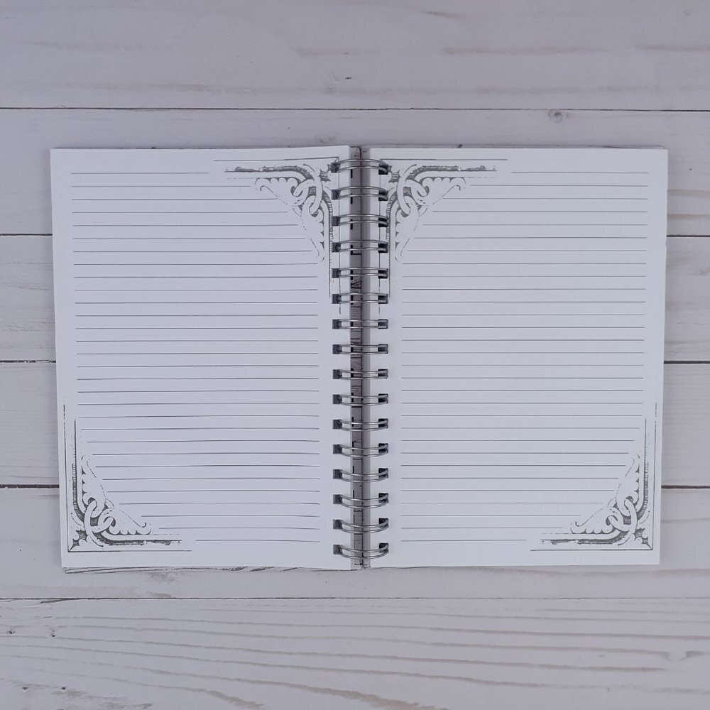Journal Notepad Notebook Inspirational Find Beauty Lined Sheets 6x8.5 inch - Picture 2 of 3